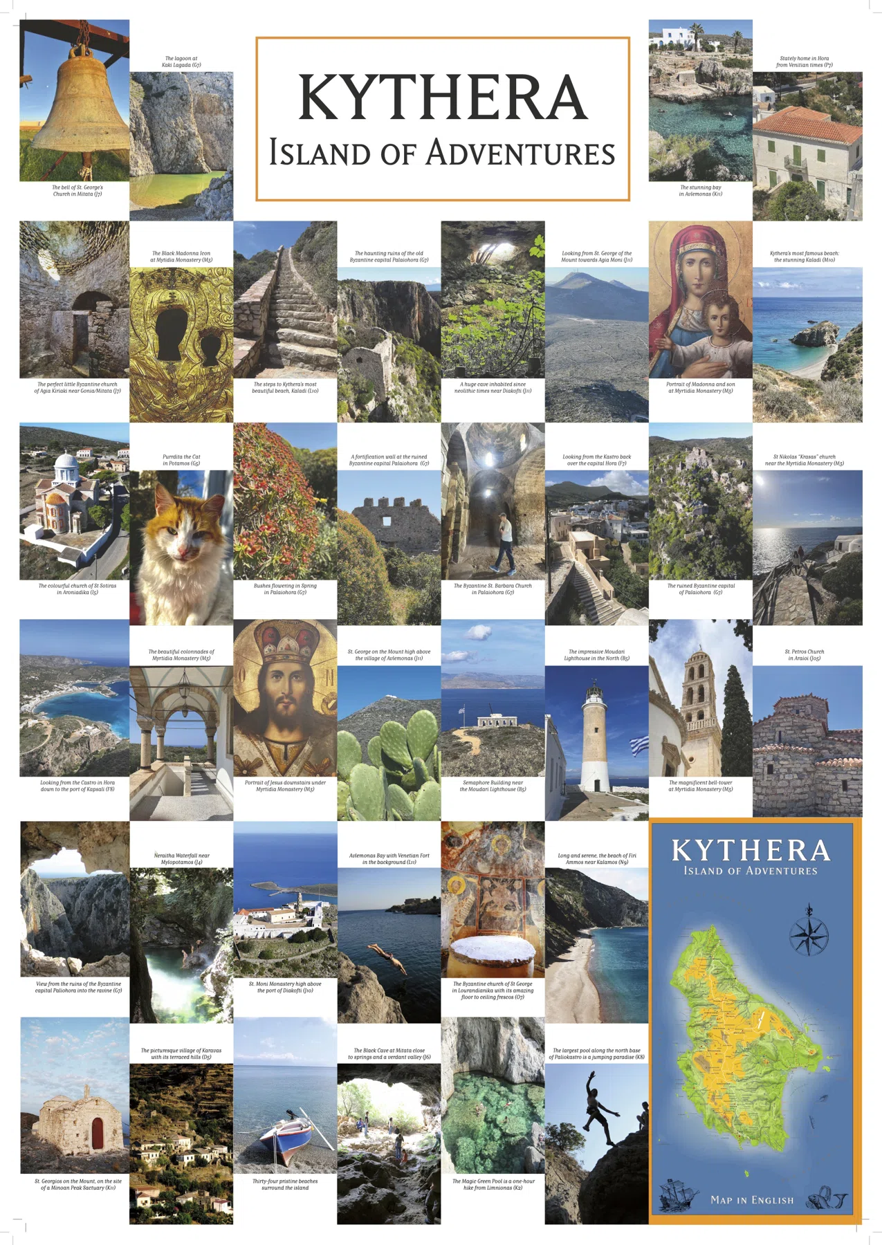 2018 Kythera Island of Adventures Map — image